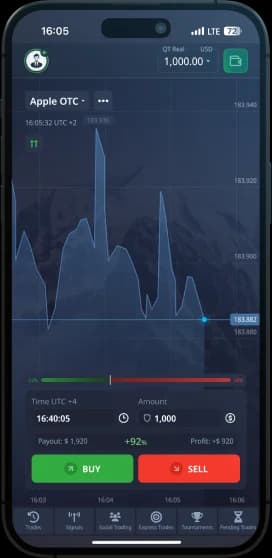 Pocket Option app for iOS